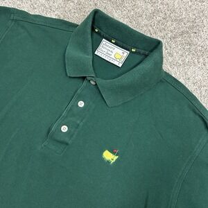 Augusta National Golf Shop Slazenger Masters Polo Shirt Mens Large Green Cotton